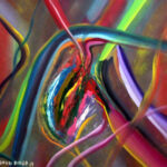 Intertwined Colors - Oil On Canvas