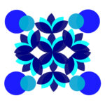 Blue Flower - Graphic Design