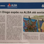 Publicação exposição de Dauri Diogo no Diário Oficial da Bahia